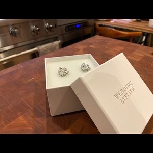 OPAL CRYSTAL BRIDAL EARRING